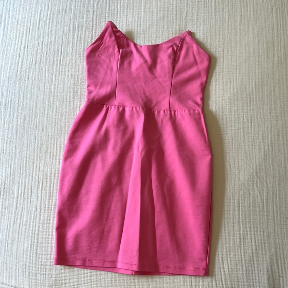 SUPERDOWN PINK MINI DRESS - SIZE S